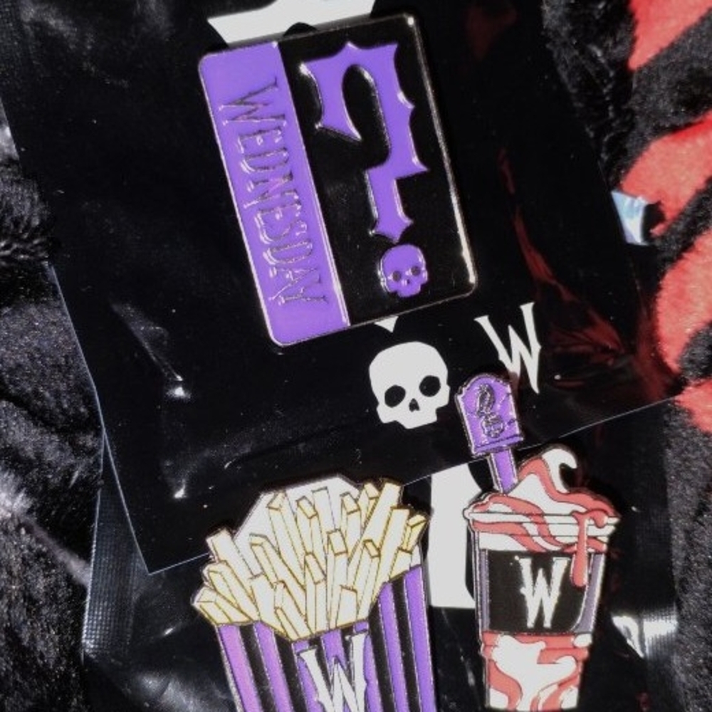 Wednesday Wendy's Limited Edition Pins (3 Set)